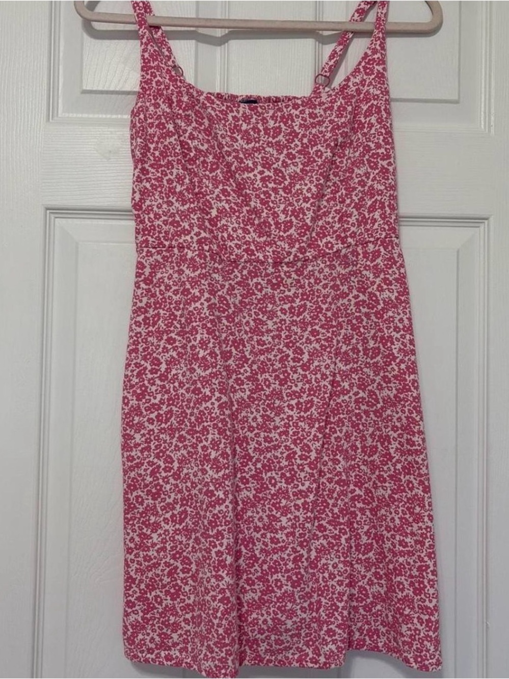 Old Navy Pink and White Floral Mini Dress